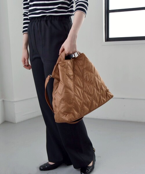 「quaranciel」 2WAYバッグ ONE SIZE キャメル レディース_画像7