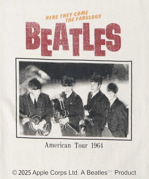 The Beatles tシャツ THE BEATLES ビートルズ 古着風 ラグラン