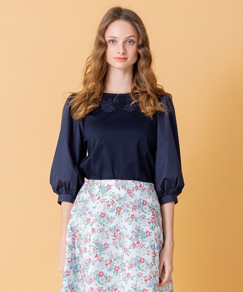 [TOCCA] 7 минут рукав cut and sewn MEDIUM темно-синий женский 