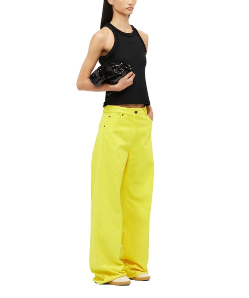MSGM（エムエスジーエム） タンクトップ ノースリーブ リボン 