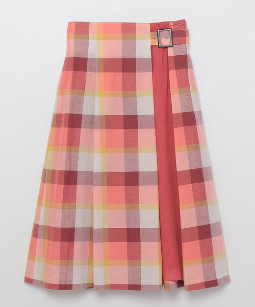 BLUE LABEL CRESTBRIDGE スカート　チェック　ベルト BLUE LABEL CRESTBRIDGE スカート クレストブリッジチェック