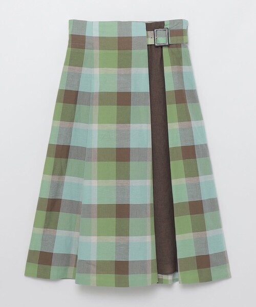 BLUE LABEL CRESTBRIDGE スカート　チェック　ベルト BLUE LABEL CRESTBRIDGE スカート クレストブリッジチェック