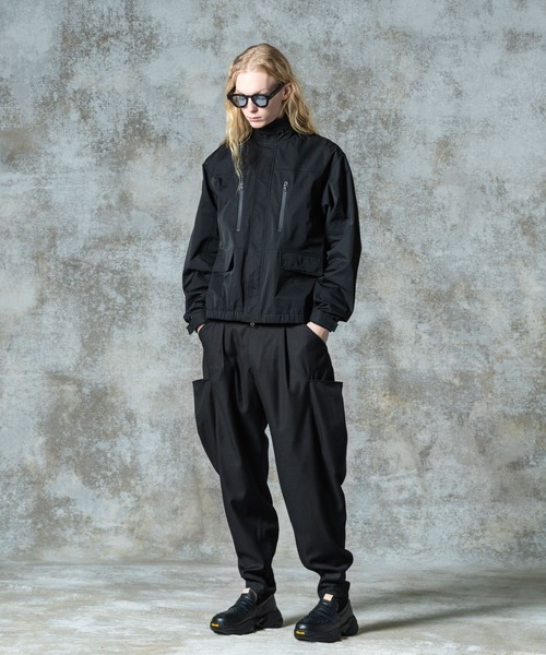 パンツ ARGUE BALLOON PANTS size1 VU ヴウ home&miles chord balloon pants［BLACK] バルーン