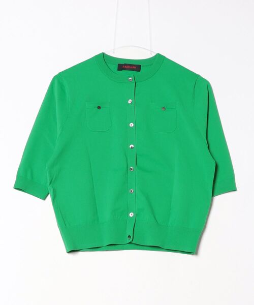 古着　Christopher &banks ニットカーディガン　グリーン 37573e9b609b98741b73063137f679