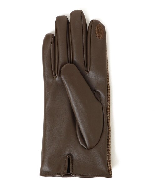 「Casselini」 手袋 ONE SIZE ブラウン レディース_画像4