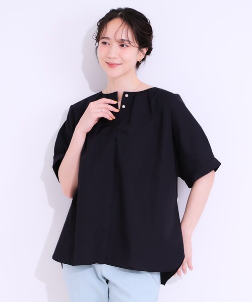 DRESKIP（ドレスキップ） ブラウス シャツ 「洗える/S-LL」大人の上品