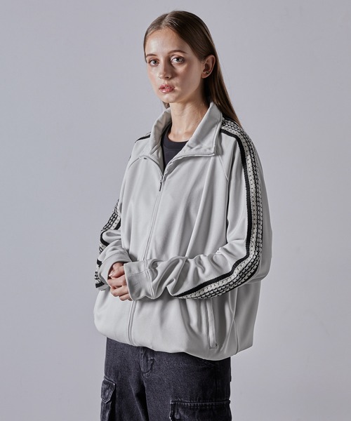 CLEL（クレイル） ジャージ 「CLEL」Hand Knitting 2way Track Jacket