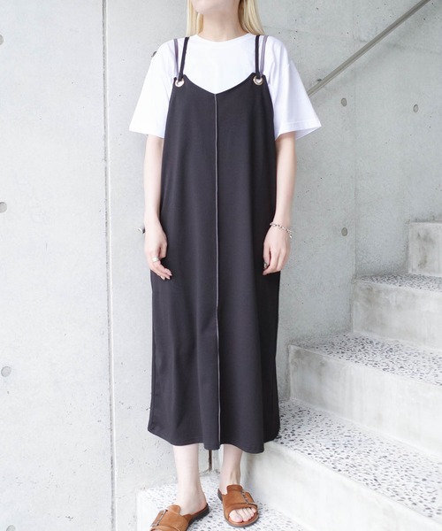 Yamato AllSaints クロスストラップドレープワンぴ クロスストラップワンピース - ブラック | ZARA Japan / 日本