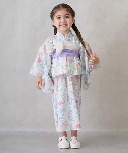 petit main 浴衣 アソート浴衣 キッズ 子供 女の子 : ZOZOTOWN