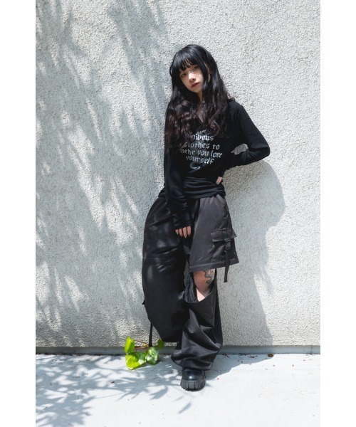 トレーナー スウェット gibous/ギボス/gibous powder eyelet logo tra レディース gibous トレーナー スウェット gibous/ギボス/gibous powder