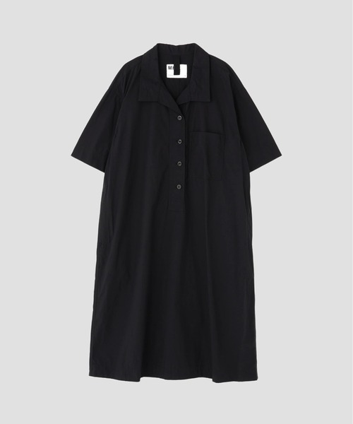 MHL. ワンピース LIGHT WASHED COTTON POPLIN DRESS : ZOZOTOWN