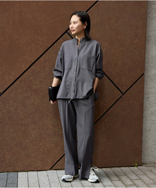 ユダJIL SANDEL 19AW ブラック スラックス パンツ TROUSER D 06 AW 19 | JIL SANDER(ジルサンダー) / パンツ
