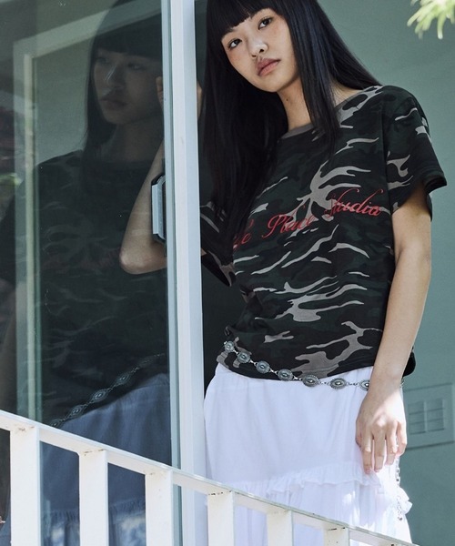 tシャツ PLACE STUDIO／CAMOロゴスリムT レディース | PLACE STUDIO | 05
