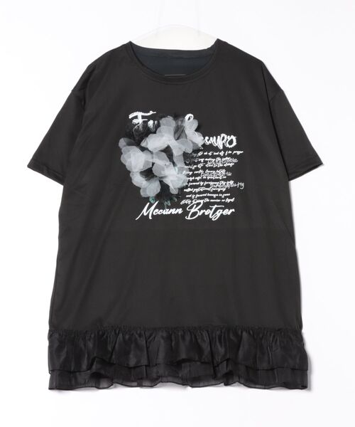 tシャツ flower waffle t-shirt レディース tシャツ 3D GRAPHIC T-SHIRT (FLOWER) レディース : ZOZOTOWN