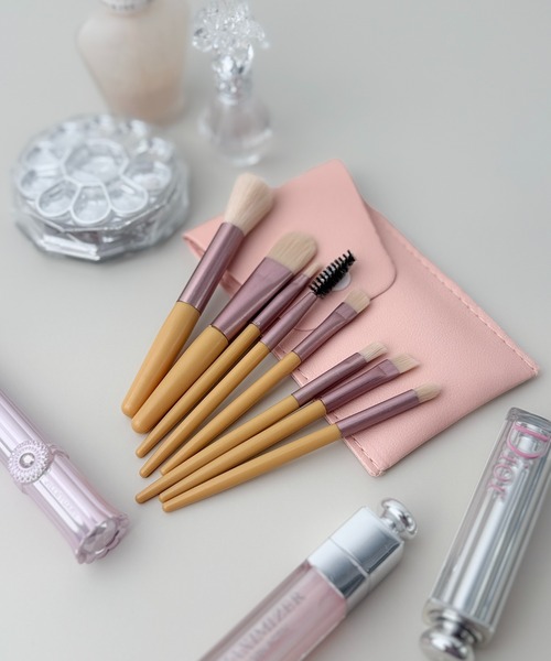 CALIFORNIA OUTFITTERS メイクブラシ 6C30 ケース付き コンパクトミニ