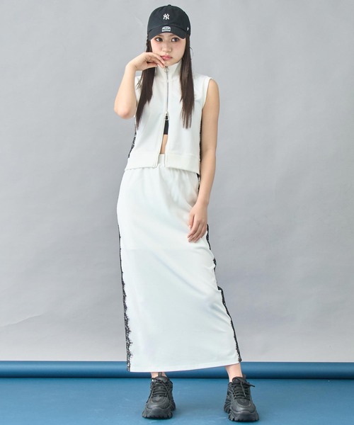 ♡アナカチューシャ＋ロングスカートセット♡ UNE MANSION（ユヌマンション）の「クロップドジャケット＆H