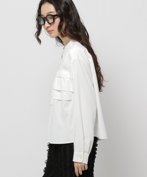 「niko and...」 長袖ブラウス LARGE ブルー レディース