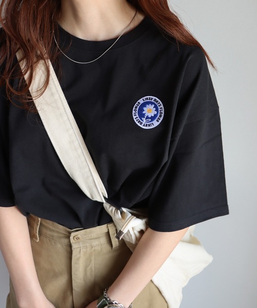「COURO」 半袖Tシャツ L オートミール レディース