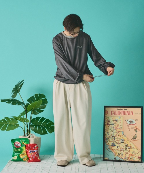 「Adoon plain」 長(zhǎng)袖Tシャツ LARGE ブラック メンズ