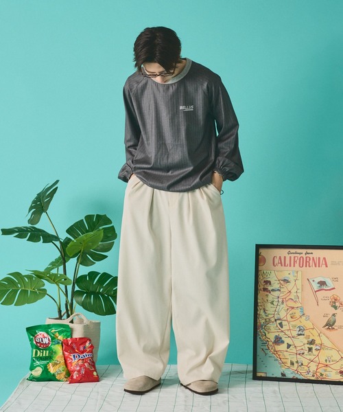 「Adoon plain」 長(zhǎng)袖Tシャツ LARGE ブラック メンズ