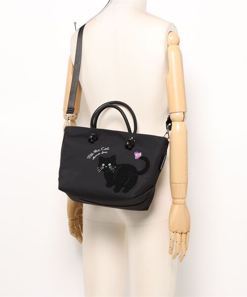 【ANNA SUI】デイリーTITI 2wayトートバッグ アナスイ ANNA SUI デイリーTITI 2wayトートバッグ （クロ