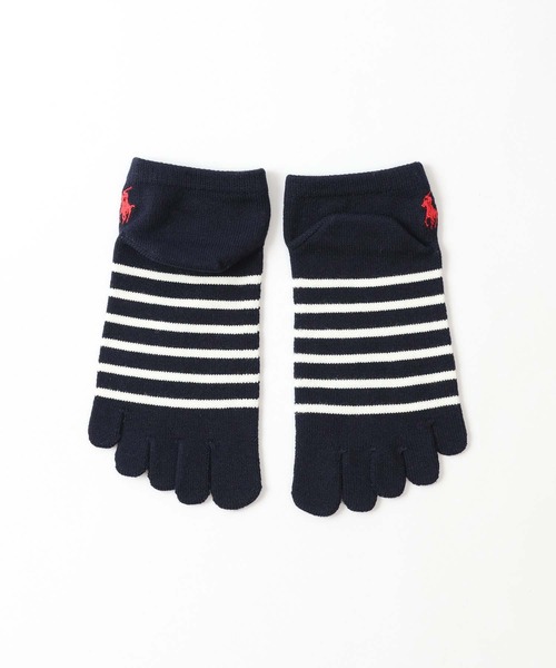 POLO RALPH LAUREN 靴下 ボーダー 5本指ソックス 02082585