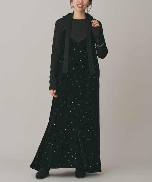 IENA ワンピース COUTURE D'ADAM/クチュールドアダム Glitter