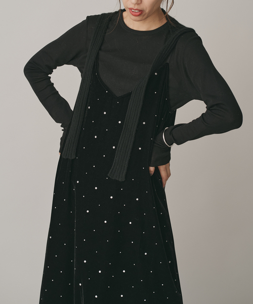 IENA ワンピース COUTURE D'ADAM/クチュールドアダム Glitter