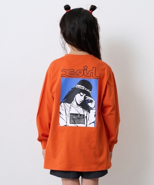 X-girl Stages（エックスガールステージス） tシャツ ガールバック