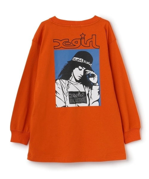 X-girl Stages（エックスガールステージス） tシャツ ガールバック