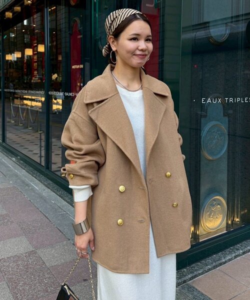 Loungedress コート アウター ミドルリバーコート レディース