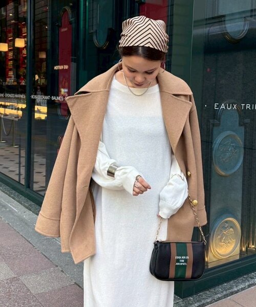 Loungedress コート Loungedress コート アウター ミドルリバーコート レディース
