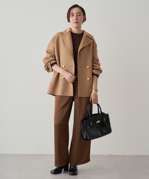 Loungedress コート アウター ミドルリバーコート レディース