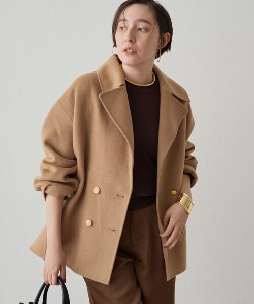 もえにゃんさん専用　Apuweiser-riche ミドルリバーコート Loungedress コート アウター ミドルリバーコート レディース
