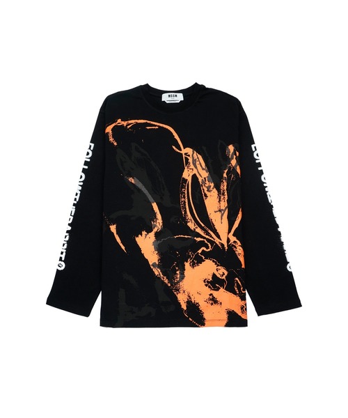 MSGM（エムエスジーエム） tシャツ SKETCHED BUNNIES グラフィック