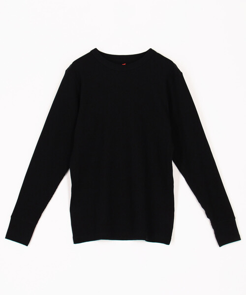 tシャツ 限定展開 Hanes/ヘインズ BEEFY サーマルクルーネックロングスリーブ / HM4-Q103 メンズ | FREAK'S STORE