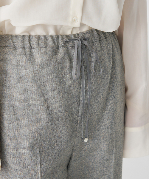 IENA（イエナ） パンツ ウォッシャブル ツイードイージースラックス