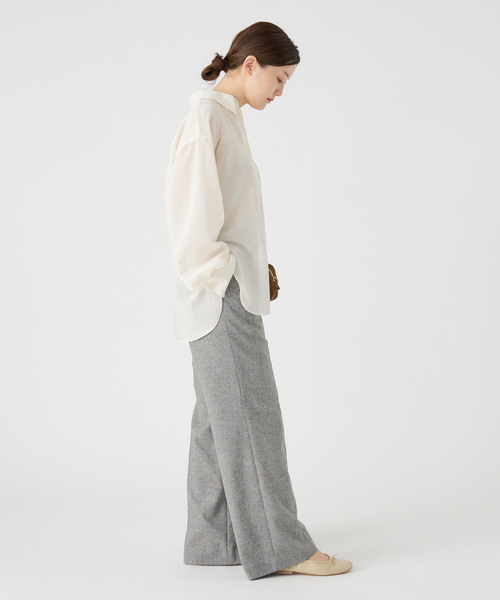 IENA（イエナ） パンツ ウォッシャブル ツイードイージースラックス