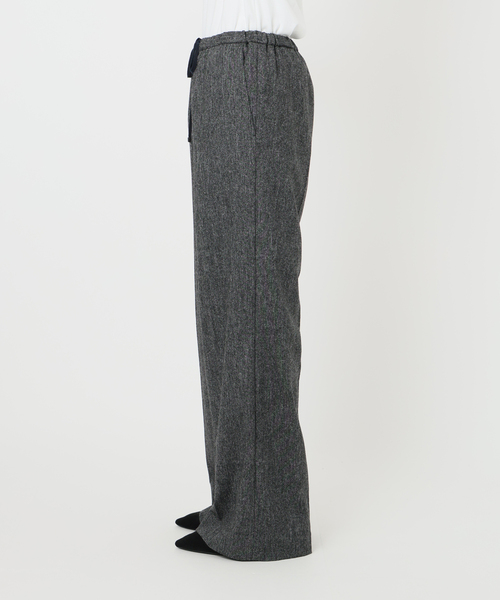 IENA（イエナ） パンツ ウォッシャブル ツイードイージースラックス