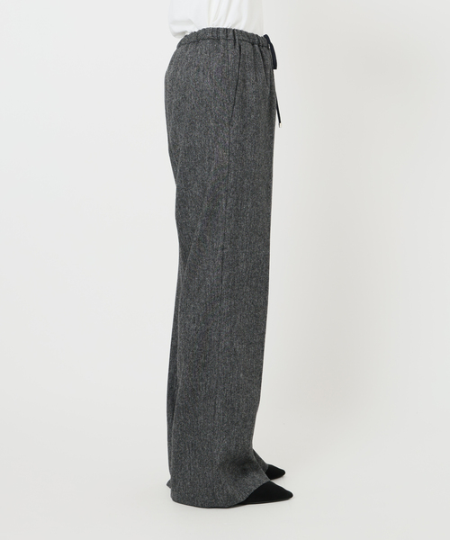 IENA（イエナ） パンツ ウォッシャブル ツイードイージースラックス