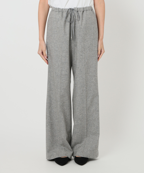 IENA（イエナ） パンツ ウォッシャブル ツイードイージースラックス