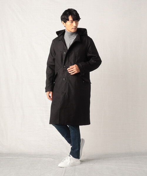 COMME CA MEN（コムサメン） モッズコート M カーキ メンズ : ZOZOTOWN