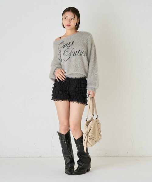 WHO'S WHO gallery パンツ レースショートパンツ レディース