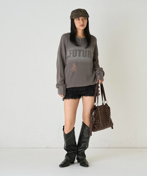 WHO'S WHO gallery パンツ レースショートパンツ レディース