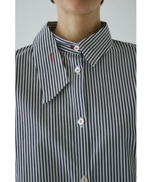 HeRIN.CYE ブラウス シャツ Asymmetry collar shirt アシンメトリー 