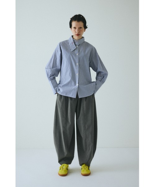 HeRIN.CYE ブラウス シャツ Asymmetry collar shirt アシンメトリー