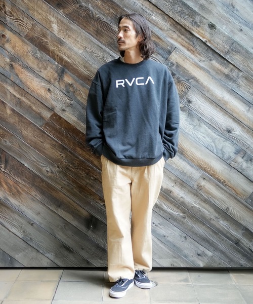 RVCA（ルーカ） トレーナー スウェット メンズ BIG RVCA FADE CR