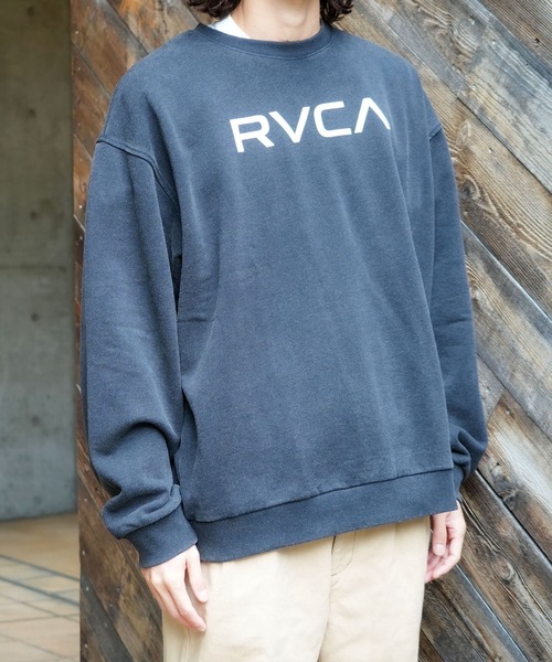 RVCA トレーナー RVCA（ルーカ） ビッグロゴスウェット トレーナー 長袖 メンズ ルーズ