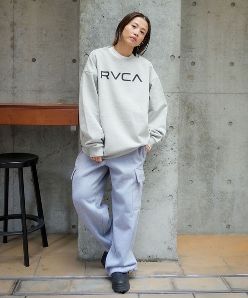 RVCA（ルーカ） トレーナー スウェット メンズ BIG RVCA FADE CR