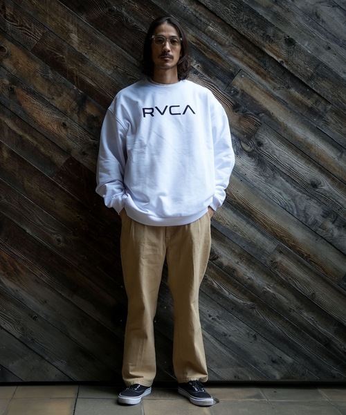 RVCA（ルーカ） トレーナー スウェット メンズ BIG RVCA FADE CR